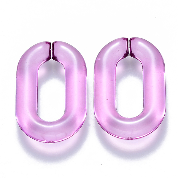PandaHall Transparent Acrylic Linking Rings, Quick Link Connectors, for Cable Chains Making, Oval, Orchid, 31x19.5x5.5mm, Inner Diameter..., Purple
PandaHall Transparent Acrylic Linking Rings, Quick Link Connectors, for Cable Chains Making, Oval, Orchid, 31x19.5x5.5mm, Inner Diameter..., Purple