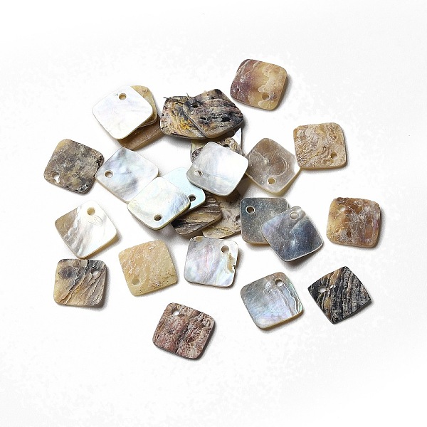 PandaHall Natural Akoya Shell Rhombus Charms, Mother of Pearl Shell, Seashell Color, 12.5~13x12.5~13x1mm, Hole: 1.4mm Akoya Shell Rhombus
PandaHall Natural Akoya Shell Rhombus Charms, Mother of Pearl Shell, Seashell Color, 12.5~13x12.5~13x1mm, Hole: 1.4mm Akoya Shell Rhombus