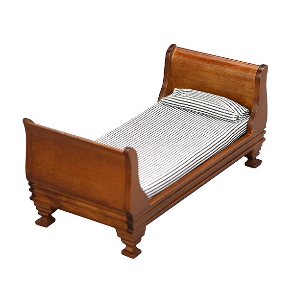 PandaHall Mini Wood Bed, with Stripe Pattern Mattress & Pillow, Dollhouse Furniture Accessories, for Miniature Bedroom, Saddle Brown...
PandaHall Mini Wood Bed, with Stripe Pattern Mattress & Pillow, Dollhouse Furniture Accessories, for Miniature Bedroom, Saddle Brown...