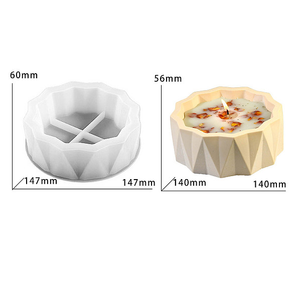 PandaHall DIY Silicone Holder Molds, Resin Casting Molds, Clay Craft Mold Tools, Flat Round, White, 151x60mm Silicone Flat Round White
PandaHall DIY Silicone Holder Molds, Resin Casting Molds, Clay Craft Mold Tools, Flat Round, White, 151x60mm Silicone Flat Round White