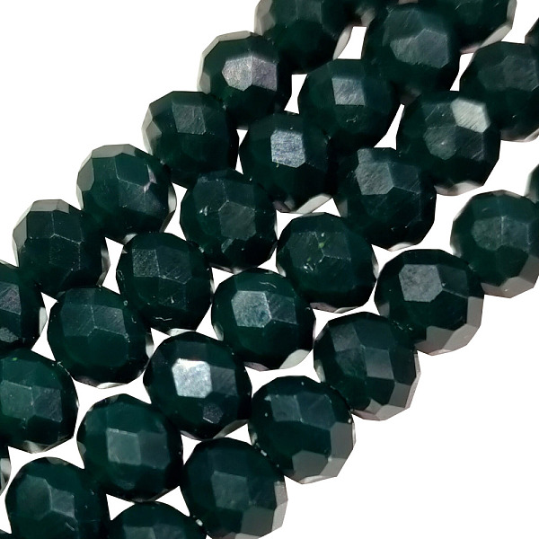 PandaHall Opaque Solid Color Glass Beads Strands, Faceted, Rondelle, Dark Slate Gray, 8x6mm, Hole: 1mm, about 65~68pcs/strand, 15.7~16.1..., Black
PandaHall Opaque Solid Color Glass Beads Strands, Faceted, Rondelle, Dark Slate Gray, 8x6mm, Hole: 1mm, about 65~68pcs/strand, 15.7~16.1..., Black