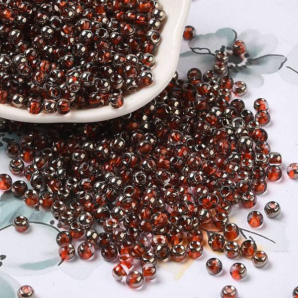 PandaHall Transparent Inside Colours Glass Seed Beads, Half Plated, Round Hole, Round, Orange Red, 4x3mm, Hole: 1.2mm, 7650pcs/pound Glass
PandaHall Transparent Inside Colours Glass Seed Beads, Half Plated, Round Hole, Round, Orange Red, 4x3mm, Hole: 1.2mm, 7650pcs/pound Glass