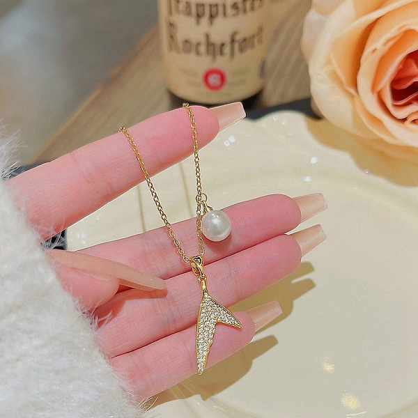 PandaHall Rhinestone and Plastic Pearl Pendant Necklaces, Titanium Steel Cable Chain Necklaces, Golden, 8.27~19.69 inch(21~50cm) Titanium...
PandaHall Rhinestone and Plastic Pearl Pendant Necklaces, Titanium Steel Cable Chain Necklaces, Golden, 8.27~19.69 inch(21~50cm) Titanium...