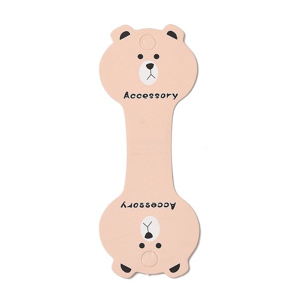 PandaHall Fold Over Bear Shaped Cardboard Paper Jewelry Display Cards for Necklace & Bracelet Storage, PeachPuff, 9.6x3.6x0.04cm, Hole: 5mm..., Brown
PandaHall Fold Over Bear Shaped Cardboard Paper Jewelry Display Cards for Necklace & Bracelet Storage, PeachPuff, 9.6x3.6x0.04cm, Hole: 5mm..., Brown