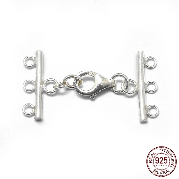 PandaHall 925 Sterling Silver Lobster Claw Clasps, with Cord Ends, with 925 Stamp, Silver, 34x18mm, Hole: 1.6mm Sterling Silver Others
PandaHall 925 Sterling Silver Lobster Claw Clasps, with Cord Ends, with 925 Stamp, Silver, 34x18mm, Hole: 1.6mm Sterling Silver Others