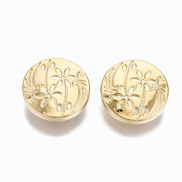PandaHall Brass Shank Buttons, Nickel Free, Flat Round, Real 18K Gold Plated, 17x6mm, Hole: 2mm Brass Flat Round
PandaHall Brass Shank Buttons, Nickel Free, Flat Round, Real 18K Gold Plated, 17x6mm, Hole: 2mm Brass Flat Round