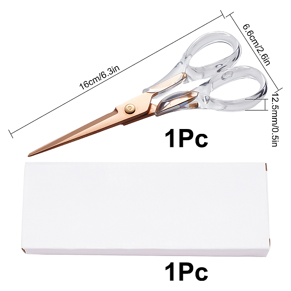PandaHall SUNNYCLUE 6.3 Inch Acrylic Handle Scissors Stainless Steel Scissors Paper Shears Scissors Students Round Edge Scissors Stainless...
PandaHall SUNNYCLUE 6.3 Inch Acrylic Handle Scissors Stainless Steel Scissors Paper Shears Scissors Students Round Edge Scissors Stainless...
