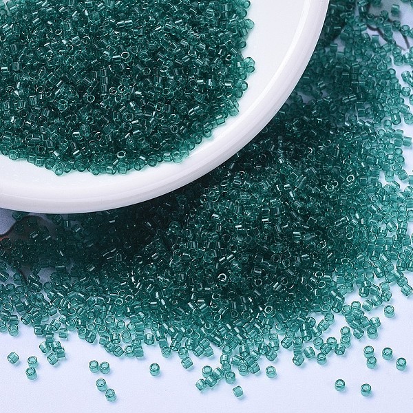 PandaHall MIYUKI Delica Beads, Cylinder, Japanese Seed Beads, 11/0, (DB1108) Transparent Caribbean Teal, 1.3x1.6mm, Hole: 0.8mm, about..., Cyan
PandaHall MIYUKI Delica Beads, Cylinder, Japanese Seed Beads, 11/0, (DB1108) Transparent Caribbean Teal, 1.3x1.6mm, Hole: 0.8mm, about..., Cyan