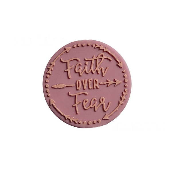 PandaHall English Letter Faith Over Fear Food Grade Eco-Friendly Silicone Focal Beads, Silicone Teething Beads, Pale Violet Red, 29.1mm...
PandaHall English Letter Faith Over Fear Food Grade Eco-Friendly Silicone Focal Beads, Silicone Teething Beads, Pale Violet Red, 29.1mm...