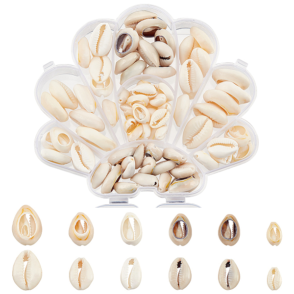PandaHall PH 83pcs Natural Cowrie Shell Beads, 12~28mm 6 Styles Small Seashells Ocean Cowrie Seashells Undrilled Miniature Shells for DIY..., Multicolor
PandaHall PH 83pcs Natural Cowrie Shell Beads, 12~28mm 6 Styles Small Seashells Ocean Cowrie Seashells Undrilled Miniature Shells for DIY..., Multicolor