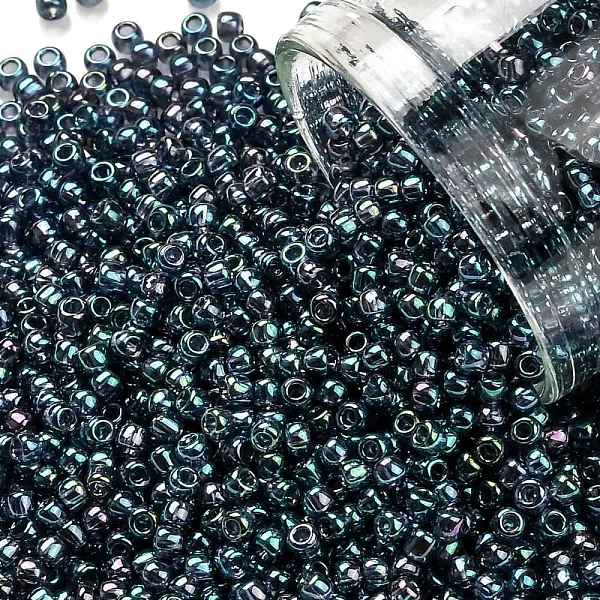 PandaHall TOHO Round Seed Beads, Japanese Seed Beads, (321) Gold Luster Mediterranean Sea, 11/0, 2.2mm, Hole: 0.8mm, about 1103pcs/10g Glass..., Cyan
PandaHall TOHO Round Seed Beads, Japanese Seed Beads, (321) Gold Luster Mediterranean Sea, 11/0, 2.2mm, Hole: 0.8mm, about 1103pcs/10g Glass..., Cyan