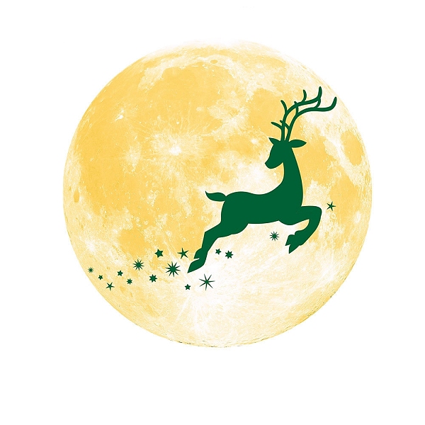 PandaHall Christmas Themed Waterproof PVC Luminous Wall Stickers, Round Dot Self-Adhesive Decals, for DIY Bedroom, Indoor Decorations, Deer...
PandaHall Christmas Themed Waterproof PVC Luminous Wall Stickers, Round Dot Self-Adhesive Decals, for DIY Bedroom, Indoor Decorations, Deer...