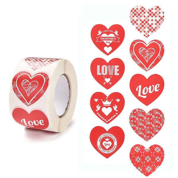 PandaHall Valentine's Day Themed Self-Adhesive Stickers, Roll Sticker, Heart, for Party Decorative Presents, Mixed Patterns, 3.8x3.8cm...
PandaHall Valentine's Day Themed Self-Adhesive Stickers, Roll Sticker, Heart, for Party Decorative Presents, Mixed Patterns, 3.8x3.8cm...