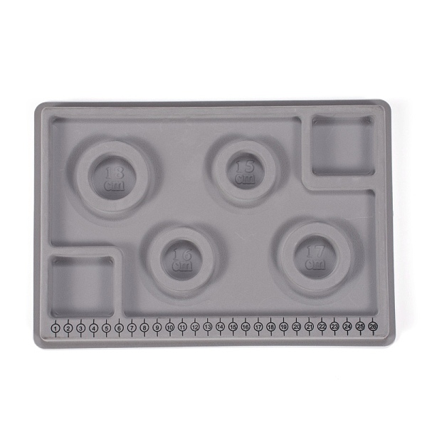PandaHall PE and Flocking Bead Design Boards, Bracelet Design Board, with Graduated Measurements, DIY Beading Jewelry Making Tray, Rectangle..., Gray
PandaHall PE and Flocking Bead Design Boards, Bracelet Design Board, with Graduated Measurements, DIY Beading Jewelry Making Tray, Rectangle..., Gray