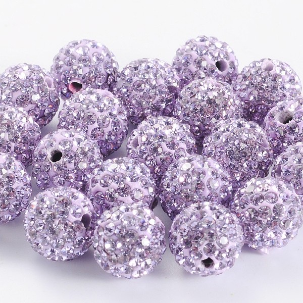 PandaHall Grade A Rhinestone Beads, Pave Disco Ball Beads, Resin and China Clay, Round, Purple, PP11(1.7~1.8mm), 10mm, Hole: 1.5mm Polymer...
PandaHall Grade A Rhinestone Beads, Pave Disco Ball Beads, Resin and China Clay, Round, Purple, PP11(1.7~1.8mm), 10mm, Hole: 1.5mm Polymer...