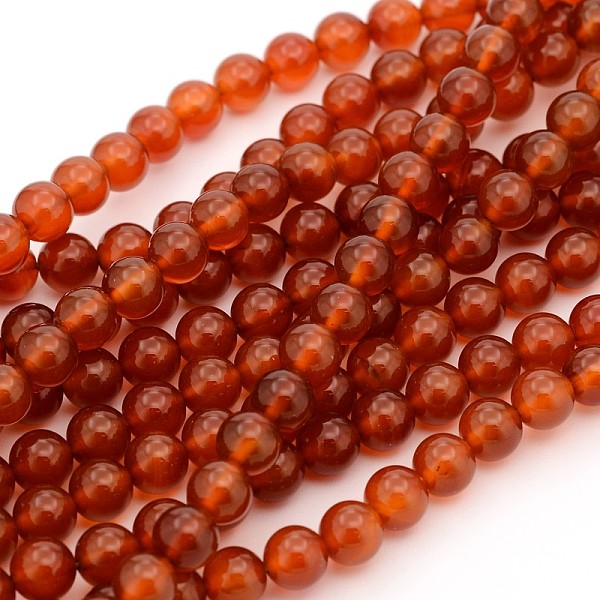 PandaHall Natural Carnelian Beads Strands, Dyed, Round, 8mm, Hole: 1mm, about 49pcs/strand, 15~16 inch Carnelian Round Red
PandaHall Natural Carnelian Beads Strands, Dyed, Round, 8mm, Hole: 1mm, about 49pcs/strand, 15~16 inch Carnelian Round Red