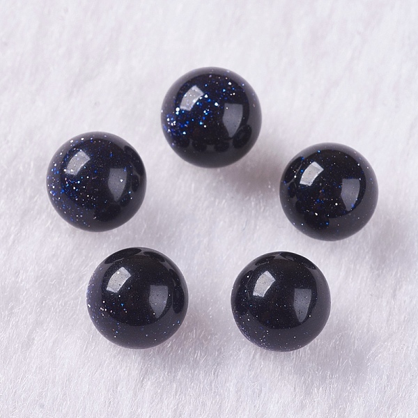 PandaHall Synthetic Blue Goldstone Beads, Gemstone Sphere, Undrilled/No Hole, Round, 6mm Blue Goldstone Round
PandaHall Synthetic Blue Goldstone Beads, Gemstone Sphere, Undrilled/No Hole, Round, 6mm Blue Goldstone Round