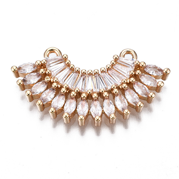 PandaHall Brass Micro Pave Clear Cubic Zirconia Pendants Links, Long-Lasting Plated, Cadmium Free & Lead Free, Fan, Light Gold, 15.5x29x3mm...
PandaHall Brass Micro Pave Clear Cubic Zirconia Pendants Links, Long-Lasting Plated, Cadmium Free & Lead Free, Fan, Light Gold, 15.5x29x3mm...