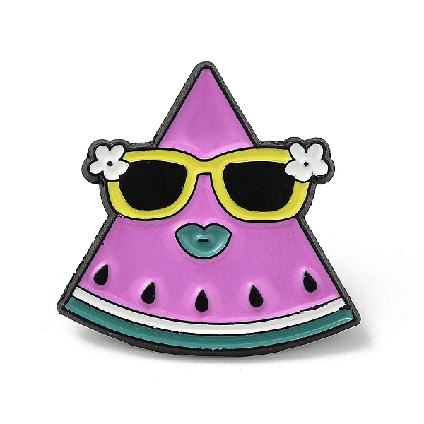 PandaHall Cool Enamel Pins, Black Alloy Brooch for Backpack Clothes, Watermelon, 28x29x1.5mm Alloy+Enamel Watermelon Purple
PandaHall Cool Enamel Pins, Black Alloy Brooch for Backpack Clothes, Watermelon, 28x29x1.5mm Alloy+Enamel Watermelon Purple