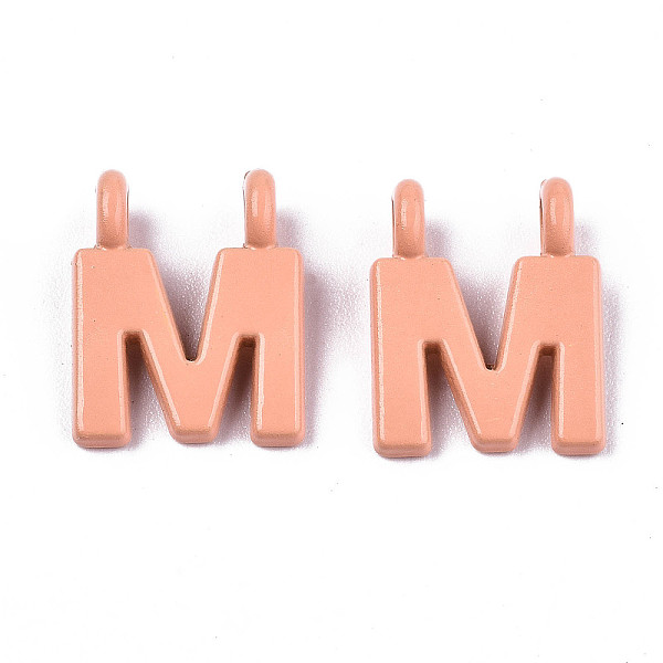 PandaHall Spray Painted Alloy 2-Loop Link Pendants, Cadmium Free & Lead Free, Letter, Letter.M, 13.5x11x1.5mm, Hole: 2mm Alloy Letter M
PandaHall Spray Painted Alloy 2-Loop Link Pendants, Cadmium Free & Lead Free, Letter, Letter.M, 13.5x11x1.5mm, Hole: 2mm Alloy Letter M