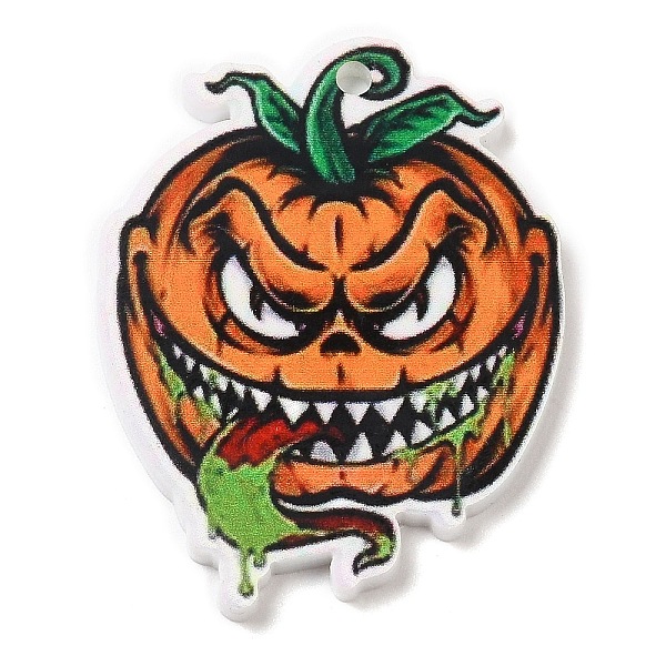 PandaHall Halloween Themed Opaque Printed Acrylic Pendants, Pumpkin Charm, Pumpkin, 35.5x29x2mm, Hole: 2mm Acrylic Pumpkin
PandaHall Halloween Themed Opaque Printed Acrylic Pendants, Pumpkin Charm, Pumpkin, 35.5x29x2mm, Hole: 2mm Acrylic Pumpkin