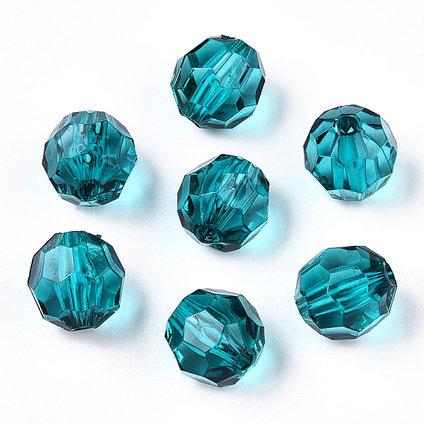 PandaHall Transparent Acrylic Beads, Faceted, Round, Teal, 10x9.5mm, Hole: 1.8mm, about 990pcs/500g Acrylic Round Cyan
PandaHall Transparent Acrylic Beads, Faceted, Round, Teal, 10x9.5mm, Hole: 1.8mm, about 990pcs/500g Acrylic Round Cyan