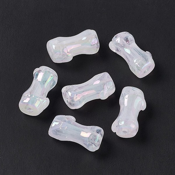 PandaHall UV Plating Rainbow Iridescent Acrylic Beads, Bamboo Stick, WhiteSmoke, 24.5x13x11.5mm, Hole: 3mm Acrylic Bamboo White
PandaHall UV Plating Rainbow Iridescent Acrylic Beads, Bamboo Stick, WhiteSmoke, 24.5x13x11.5mm, Hole: 3mm Acrylic Bamboo White