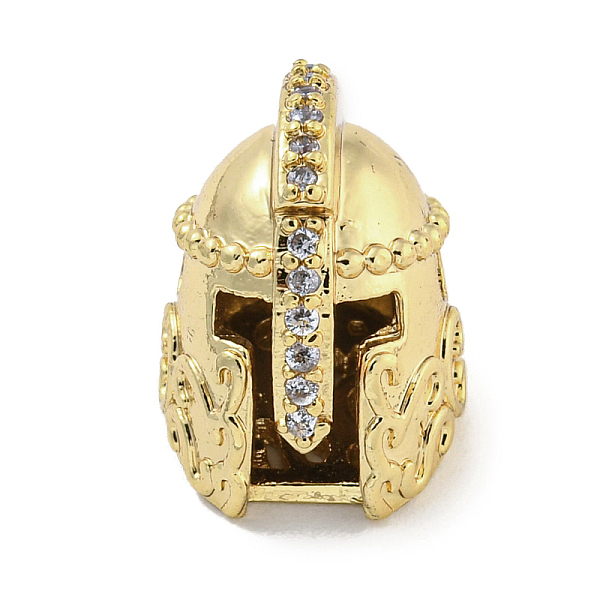 PandaHall Brass Micro Pave Clear Cubic Zirconia Beads, Helmet, Real 18K Gold Plated, 11.5x10x11mm, Hole: 1.6mm Brass+Cubic Zirconia Others...
PandaHall Brass Micro Pave Clear Cubic Zirconia Beads, Helmet, Real 18K Gold Plated, 11.5x10x11mm, Hole: 1.6mm Brass+Cubic Zirconia Others...