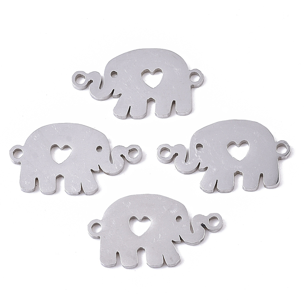PandaHall 201 Stainless Steel Links connectors, Laser Cut, Elephant, Stainless Steel Color, 11x19.5x1mm, Hole: 1.4mm 201 Stainless Steel...
PandaHall 201 Stainless Steel Links connectors, Laser Cut, Elephant, Stainless Steel Color, 11x19.5x1mm, Hole: 1.4mm 201 Stainless Steel...