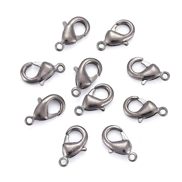 PandaHall Brass Lobster Claw Clasps, Parrot Trigger Clasps, Cadmium Free & Nickel Free & Lead Free, Gunmetal, 12x7x3mm, Hole: 1mm Brass...
PandaHall Brass Lobster Claw Clasps, Parrot Trigger Clasps, Cadmium Free & Nickel Free & Lead Free, Gunmetal, 12x7x3mm, Hole: 1mm Brass...