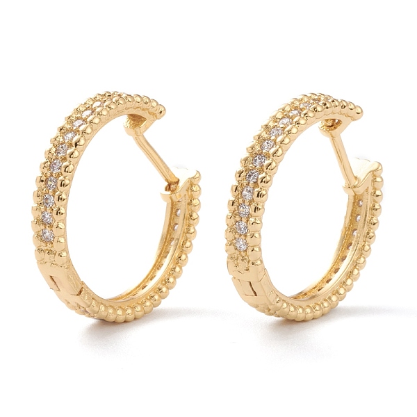 PandaHall Brass Micro Pave Clear Cubic Zirconia Huggie Hoop Earrings, Long-Lasting Plated, Ring, Real 18K Gold Plated, 4x23mm, Pin: 1mm...
PandaHall Brass Micro Pave Clear Cubic Zirconia Huggie Hoop Earrings, Long-Lasting Plated, Ring, Real 18K Gold Plated, 4x23mm, Pin: 1mm...