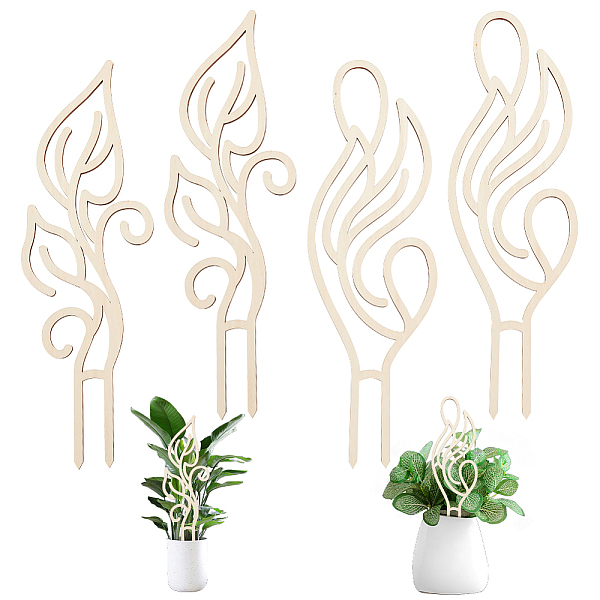 PandaHall OLYCRAFT 4Pcs 2 Style Wood Plant Trellis Leaf Shaped Wood Trellis for Potted Plants Small Indoor Plant Trellis Wood Vine Plant...
PandaHall OLYCRAFT 4Pcs 2 Style Wood Plant Trellis Leaf Shaped Wood Trellis for Potted Plants Small Indoor Plant Trellis Wood Vine Plant...