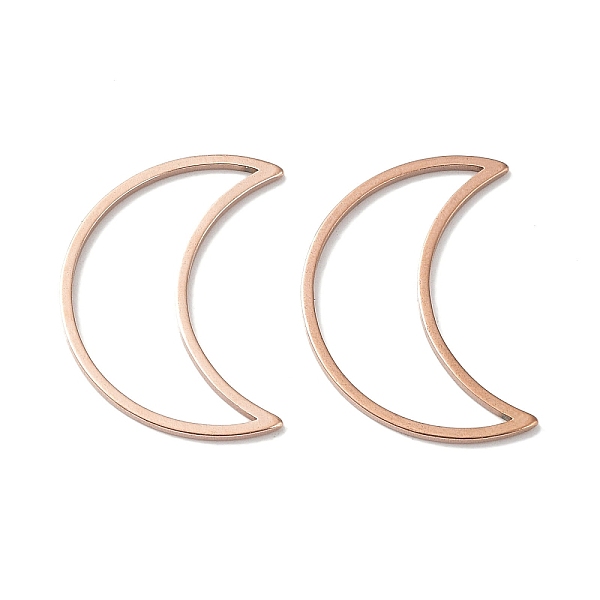 PandaHall Ion Plating(IP) 304 Stainless Steel Linking Rings, for Jewelry Making, Moon, Rose Gold, 25x17.5x0.8mm, Inner Diameter: 23x8.5mm...
PandaHall Ion Plating(IP) 304 Stainless Steel Linking Rings, for Jewelry Making, Moon, Rose Gold, 25x17.5x0.8mm, Inner Diameter: 23x8.5mm...