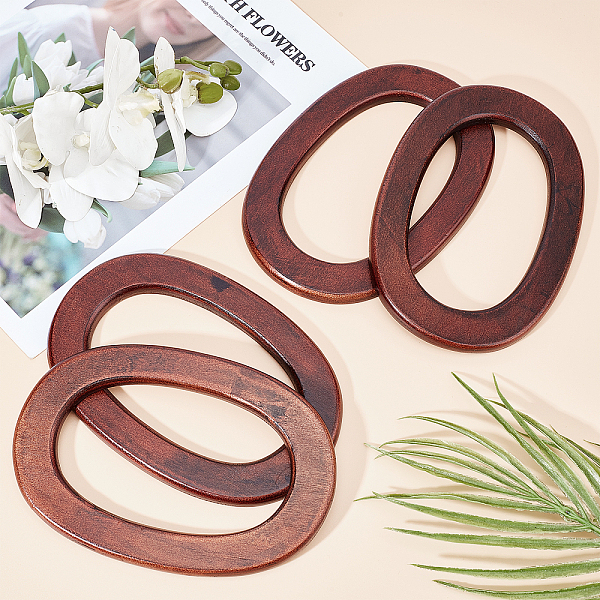 PandaHall 4pcs Oval Handbag Handle, Wooden Purse Handles Replacement Handmade Bag Purse Making Handles Decorative Handbag Handle for Beach...
PandaHall 4pcs Oval Handbag Handle, Wooden Purse Handles Replacement Handmade Bag Purse Making Handles Decorative Handbag Handle for Beach...