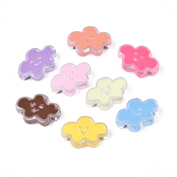 PandaHall Transparent Acrylic Beads, with Enamel, Cloud, Mixed Color, 19.5x29.5x8mm, Hole: 3mm Acrylic Cloud Multicolor
PandaHall Transparent Acrylic Beads, with Enamel, Cloud, Mixed Color, 19.5x29.5x8mm, Hole: 3mm Acrylic Cloud Multicolor