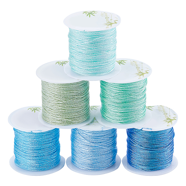 PandaHall SUNNYCLUE 6 Rolls 6 Colors 12-Ply Polyester Thread, Chinese Knotting Cord, for Woven Bracelet Necklace Making, Mixed Color, 0.8mm..., Multicolor
PandaHall SUNNYCLUE 6 Rolls 6 Colors 12-Ply Polyester Thread, Chinese Knotting Cord, for Woven Bracelet Necklace Making, Mixed Color, 0.8mm..., Multicolor