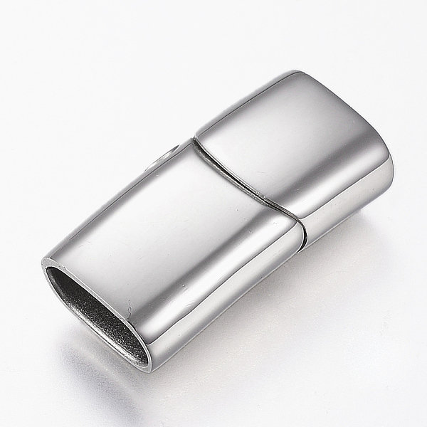 PandaHall 304 Stainless Steel Magnetic Clasps with Glue-in Ends, Rectangle, Stainless Steel Color, 29x14x8mm, Hole: 6x12mm 304 Stainless...
PandaHall 304 Stainless Steel Magnetic Clasps with Glue-in Ends, Rectangle, Stainless Steel Color, 29x14x8mm, Hole: 6x12mm 304 Stainless...