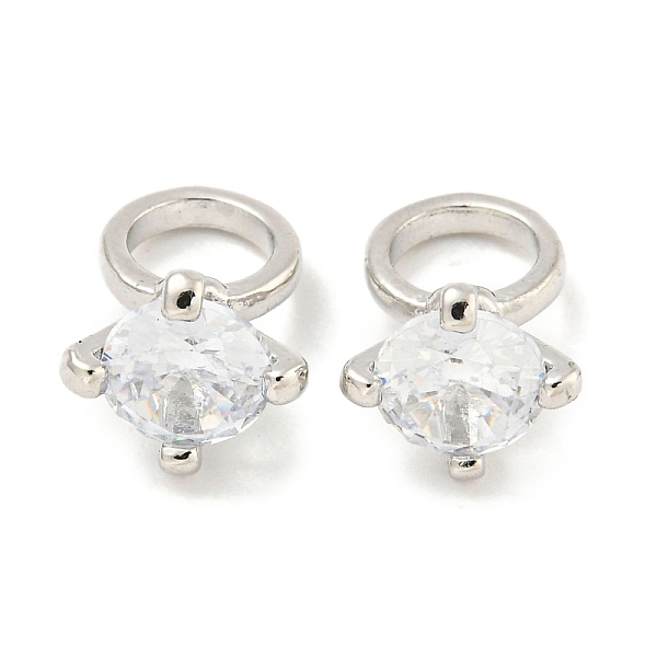 PandaHall Rack Plating Brass Micro Pave Clear Cubic Zirconia Pendants, Long-Lasting Plated, Lead Free & Cadmium Free, Rings, Platinum...
PandaHall Rack Plating Brass Micro Pave Clear Cubic Zirconia Pendants, Long-Lasting Plated, Lead Free & Cadmium Free, Rings, Platinum...