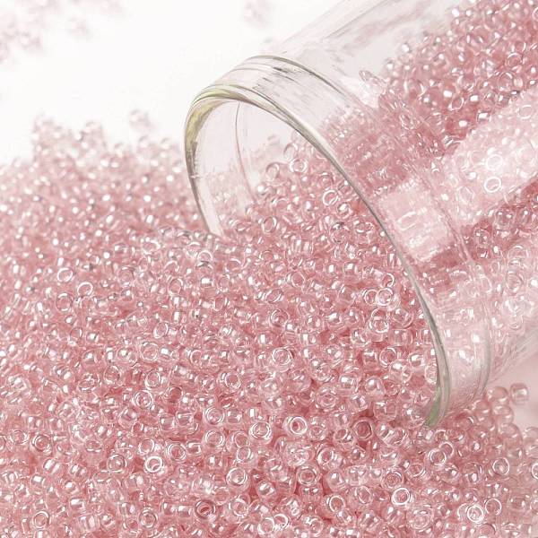 PandaHall TOHO Round Seed Beads, Japanese Seed Beads, (289) Light French Rose Transparent Luster, 15/0, 1.5mm, Hole: 0.7mm, about..., Pink
PandaHall TOHO Round Seed Beads, Japanese Seed Beads, (289) Light French Rose Transparent Luster, 15/0, 1.5mm, Hole: 0.7mm, about..., Pink
