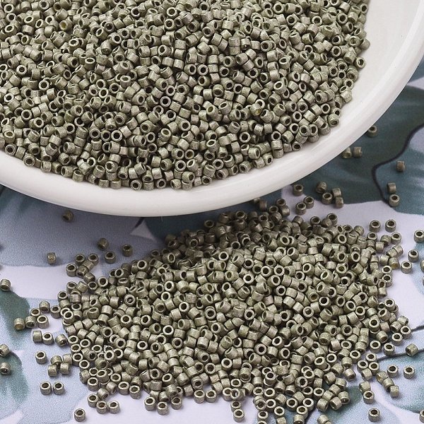 PandaHall MIYUKI Delica Beads, Cylinder, Japanese Seed Beads, 11/0, (DB1851F) Duracoat Galvanized Matte Light Pewter, 1.3x1.6mm, Hole: 0.8mm..., Silver
PandaHall MIYUKI Delica Beads, Cylinder, Japanese Seed Beads, 11/0, (DB1851F) Duracoat Galvanized Matte Light Pewter, 1.3x1.6mm, Hole: 0.8mm..., Silver