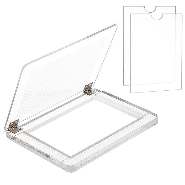 PandaHall BENECREAT Acrylic Stamp Blocks with Grid and Measurements 7.7x6 Inch Large Clear Stamping Tool with Grid Positioning Lines for...
PandaHall BENECREAT Acrylic Stamp Blocks with Grid and Measurements 7.7x6 Inch Large Clear Stamping Tool with Grid Positioning Lines for...