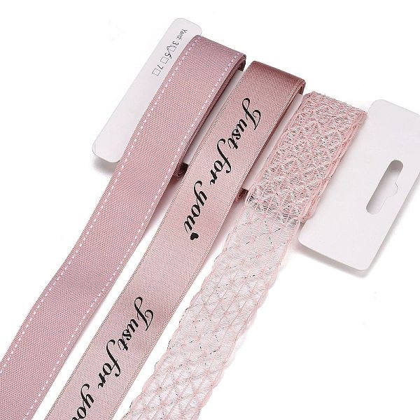 PandaHall 9 Yards 3 Styles Polyester Ribbon, for DIY Handmade Craft, Hair Bowknots and Gift Decoration, Light Pink Palette, Pink, 1~1-1/8...
PandaHall 9 Yards 3 Styles Polyester Ribbon, for DIY Handmade Craft, Hair Bowknots and Gift Decoration, Light Pink Palette, Pink, 1~1-1/8...