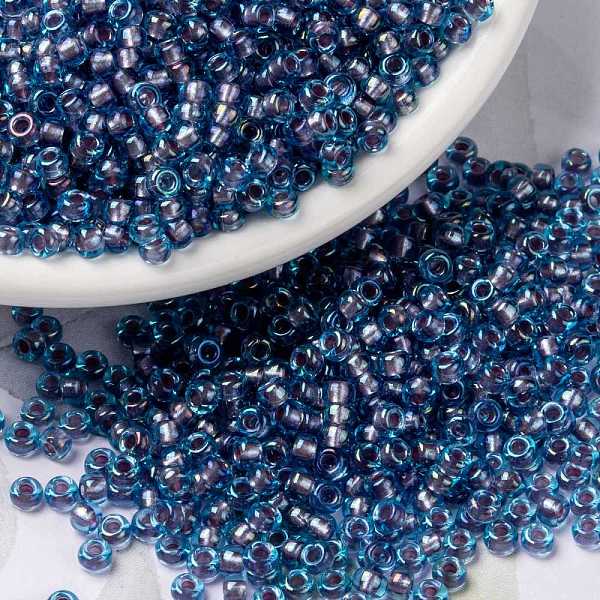 PandaHall MIYUKI Round Rocailles Beads, Japanese Seed Beads, 8/0, (RR3745), 3mm, Hole: 1.1mm, about 422~455pcs/10g Glass Blue
PandaHall MIYUKI Round Rocailles Beads, Japanese Seed Beads, 8/0, (RR3745), 3mm, Hole: 1.1mm, about 422~455pcs/10g Glass Blue