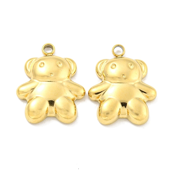 PandaHall Vacuum Plating 304 Stainless Steel Pendants, Bear Charms, Real 18K Gold Plated, 15x12x3mm, Hole: 1.4mm 304 Stainless Steel Bear
PandaHall Vacuum Plating 304 Stainless Steel Pendants, Bear Charms, Real 18K Gold Plated, 15x12x3mm, Hole: 1.4mm 304 Stainless Steel Bear