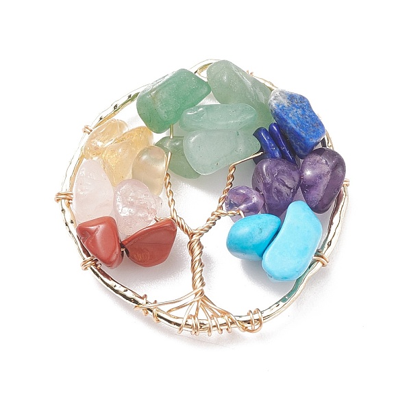 PandaHall Alloy Gemstone Chip Pendants, Natural Green Aventurine & Red Jasper & Rose Quartz & Citrine & Lapis Lazuli & Amethyst, Synthetic...
PandaHall Alloy Gemstone Chip Pendants, Natural Green Aventurine & Red Jasper & Rose Quartz & Citrine & Lapis Lazuli & Amethyst, Synthetic...