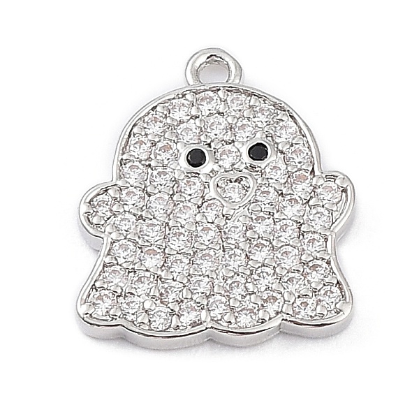 PandaHall Rack Plating Brass Cubic Zirconia Pendants, Lead Free & Cadmium Free, Long-Lasting , Ghost CharmCharm, Platinum, 16x14x1.8mm, Hole..., Silver
PandaHall Rack Plating Brass Cubic Zirconia Pendants, Lead Free & Cadmium Free, Long-Lasting , Ghost CharmCharm, Platinum, 16x14x1.8mm, Hole..., Silver