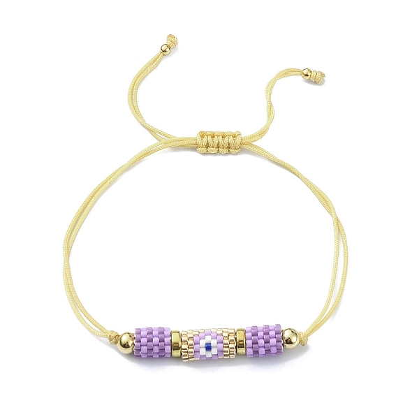 PandaHall Glass Seed Column with Evil Eye Link Bracelet, Adjustable Bracelet for Women, Medium Purple, Inner Diameter: 1/2~2-1/8 inch...
PandaHall Glass Seed Column with Evil Eye Link Bracelet, Adjustable Bracelet for Women, Medium Purple, Inner Diameter: 1/2~2-1/8 inch...