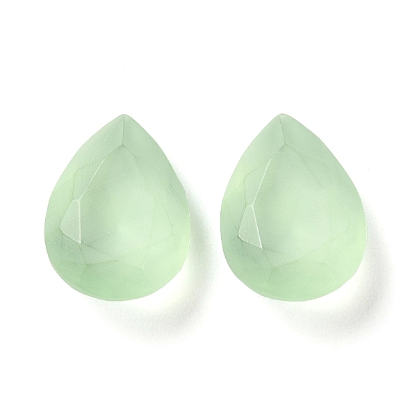 PandaHall Frosted Glass Rhinestone Cabochons, Faceted, Pointed Back, Teardrop, Chrysolite, 18x13x7mm Glass Rhinestone Teardrop Green
PandaHall Frosted Glass Rhinestone Cabochons, Faceted, Pointed Back, Teardrop, Chrysolite, 18x13x7mm Glass Rhinestone Teardrop Green