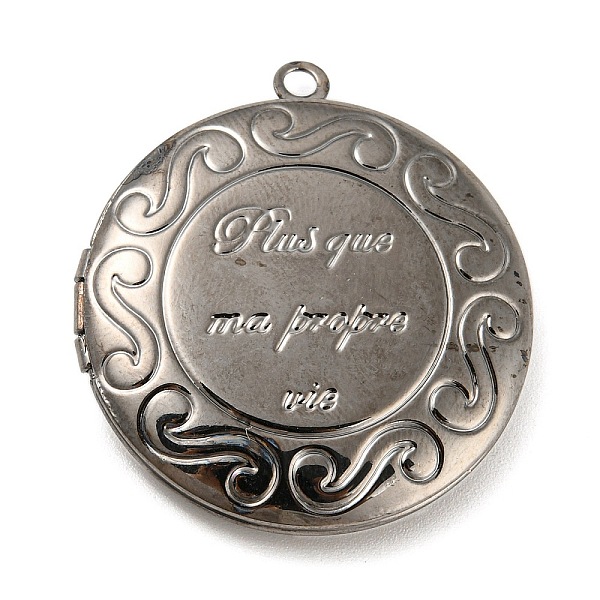PandaHall Brass Locket Pendants, Photo Frame Pendants for Necklaces, Cadmium Free & Lead Free, Flat Round Charm, Gunmetal, 36x32.5x6.5mm...
PandaHall Brass Locket Pendants, Photo Frame Pendants for Necklaces, Cadmium Free & Lead Free, Flat Round Charm, Gunmetal, 36x32.5x6.5mm...