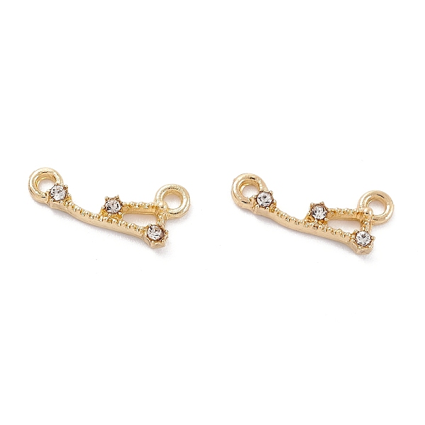 PandaHall Golden Plated Alloy Pendans, with Crystal Rhinestone, Constellation/Zodiac Sign, Golden, Leo, 8x18x2.5mm, Hole: 1.8mm..., Clear
PandaHall Golden Plated Alloy Pendans, with Crystal Rhinestone, Constellation/Zodiac Sign, Golden, Leo, 8x18x2.5mm, Hole: 1.8mm..., Clear